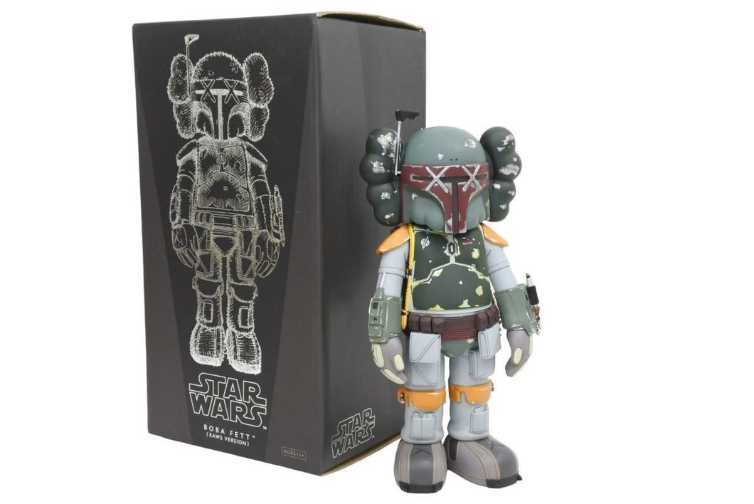 カウズ KAWS ×STAR WARS×MEDICOM TOY Boba Fett Companion KAWS Version フィギュア カーキ  新古品 未使用品 中古 36921 – Casanova Vintage