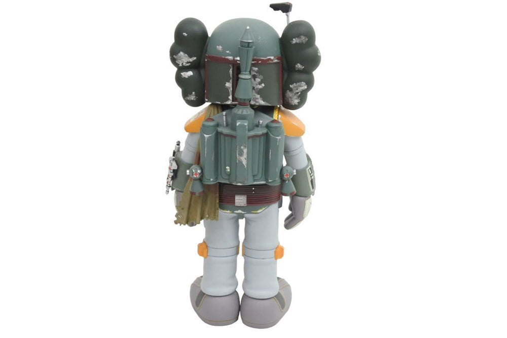 カウズ KAWS ×STAR WARS×MEDICOM TOY Boba Fett Companion KAWS Version フィギュア カーキ 新古品 未使用品 中古 36921