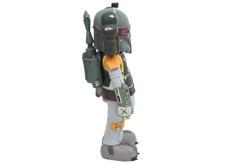 カウズ KAWS ×STAR WARS×MEDICOM TOY Boba Fett Companion KAWS Version フィギュア カーキ 新古品 未使用品 中古 36921