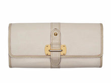 画像をギャラリービューアに読み込む, ルイヴィトン LOUIS VUITTON スハリ ポルトフォイユ ファヴォリ ホック付長財布 ゴールド金具 ブロン M95853 中古 37403