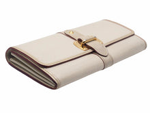 画像をギャラリービューアに読み込む, ルイヴィトン LOUIS VUITTON スハリ ポルトフォイユ ファヴォリ ホック付長財布 ゴールド金具 ブロン M95853 中古 37403