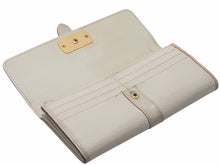 画像をギャラリービューアに読み込む, ルイヴィトン LOUIS VUITTON スハリ ポルトフォイユ ファヴォリ ホック付長財布 ゴールド金具 ブロン M95853 中古 37403