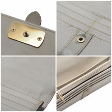 画像をギャラリービューアに読み込む, ルイヴィトン LOUIS VUITTON スハリ ポルトフォイユ ファヴォリ ホック付長財布 ゴールド金具 ブロン M95853 中古 37403