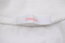 画像をギャラリービューアに読み込む, atmos アトモス ロゴラインストーン 半袖Ｔシャツ オーロラストーン ホワイト 美品 中古 37354