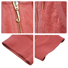 画像をギャラリービューアに読み込む, JUICY COUTURE ジューシークチュール セットアップ ピンク×ゴールド コットン 中古 37496