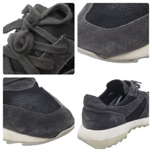 画像をギャラリービューアに読み込む, フィアオブゴッド メッシュ×レザー スニーカー 43 メンズ グレー Vintage Runner Off Black 美品 中古 37720