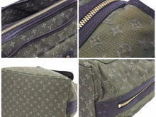 画像をギャラリービューアに読み込む, LOUIS VUITTON ルイヴィトン ハンドバッグ カーキ グリーン ホワイト レディース モノグラム 中古 37766 正規品