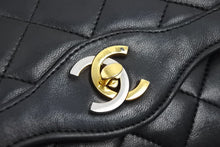 画像をギャラリービューアに読み込む, CHANEL シャネル パリ限定 26cm マトラッセ Wチェーン ショルダーバッグ ブラック 良品 中古 1番台 37885