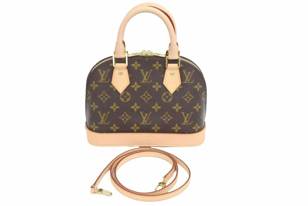 LOUIS VUITTON Alma BB 2WAY Handbag Crossbody Shoulder Bag Monogram M53152 37983 Genuine Product