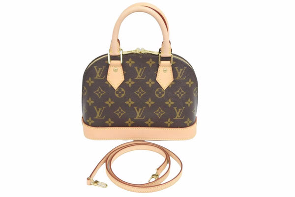 LOUIS VUITTON Alma BB 2WAY Handbag Crossbody Shoulder Bag Monogram M53152 37983 Genuine Product