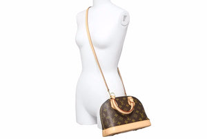 LOUIS VUITTON Alma BB 2WAY Handbag Crossbody Shoulder Bag Monogram M53152 37983 Genuine Product