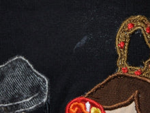 Load image into Gallery viewer, DOLCE&amp;GABBANA ドルチェアンドガッバーナ 半袖シャツ ブラック 刺繍 F8H50Z/G7KDT レディース サイズ38 中古 N38214