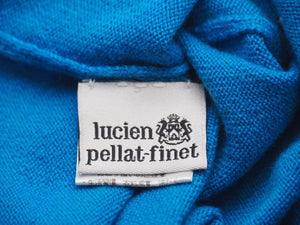 定価52万円 lucien pellat finet ペラフィネ ニット INTARSIA DONUT ドーナツ ブルー ピンク ブラウン レディース 中古 38221