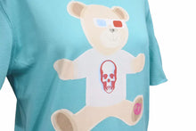 画像をギャラリービューアに読み込む, lucien pellat-fine ルシアン ペラフィネ パープル 半袖 t-shirts M くま 3d メガネ 美品 38226 正規品