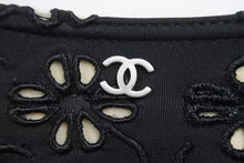 画像をギャラリービューアに読み込む, CHANEL シャネル ココマーク スイムウェア ハイレグ 水着 ワンポイントロゴ 01C p16933v09467 ブラック 美品 中古 38357