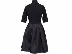 New PRADA Gabardine Dress Re-Nylon Black P3E32_1YZ8_F0806_S_211 Women's Size 36 Good 38366 Genuine Product