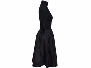 New PRADA Gabardine Dress Re-Nylon Black P3E32_1YZ8_F0806_S_211 Women's Size 36 Good 38366 Genuine Product
