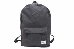 KAWS: HOLIDAY herschel backpack collaboration black unisex bag good condition 38379