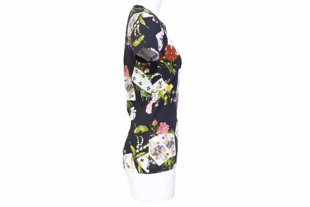 CHRISTIAN DIOR BY JOHN GALLIANO TRUMP クリスチャンディオール ガリアーノ期 011J43ACMIX トランプ Tシャツ 中古 38428 正規品