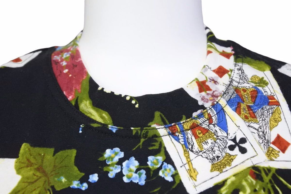 CHRISTIAN DIOR BY JOHN GALLIANO TRUMP クリスチャンディオール ガリアーノ期 011J43ACMIX トランプ Tシャツ 中古 38428 正規品