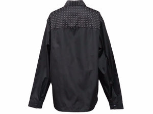 定価40万 PRADA プラダ 2022ss スタッズ Re-Nylon シャツ 長袖シャツ ...