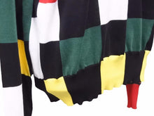 画像をギャラリービューアに読み込む, LouisVuitton ルイヴィトン ダミエ インタルシアプルオーバー ニット 薄手 コットン マルチカラー 22SS HMN73W メンズ 38637