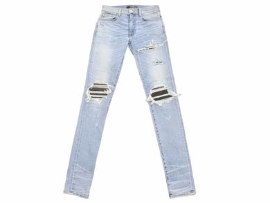 AMIRI アミリ Biker Jean バイカーストレッチスキニーデニムパンツ ダメージ加工 インディゴ RN150712 サイズ28 中古 38771