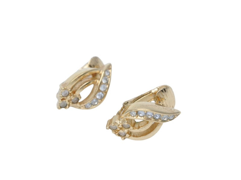 Christian Dior ヴィンテージゴールドイヤリング Christian Dior クリスチャンディオール イヤリング リーフ セット