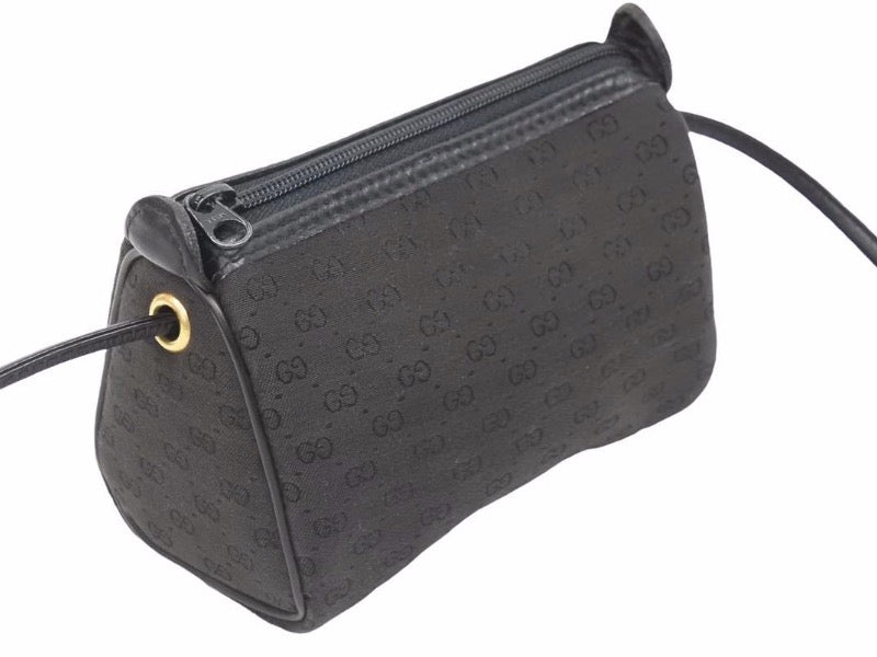 GUCCI グッチ ミニショルダーバッグ ミニポシェット ヴィンテージ GGキャンバス レディース 中古 39109 正規品