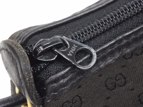 GUCCI グッチ ミニショルダーバッグ ミニポシェット ヴィンテージ GGキャンバス レディース 中古 39109 正規品