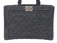 画像をギャラリービューアに読み込む, CHANEL シャネル ボーイシャネル デニム トートバッグ ハンドバッグ ヴィンテージ レディース 美品 39131 正規品