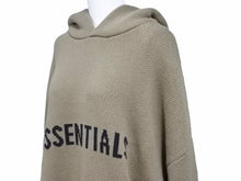 画像をギャラリービューアに読み込む, ESSENTIALS エッセンシャルズ FEAR OF GOD フィアオブゴッド FOG 21AW ロゴ ニット パーカー メンズ サイズL 美品 39534
