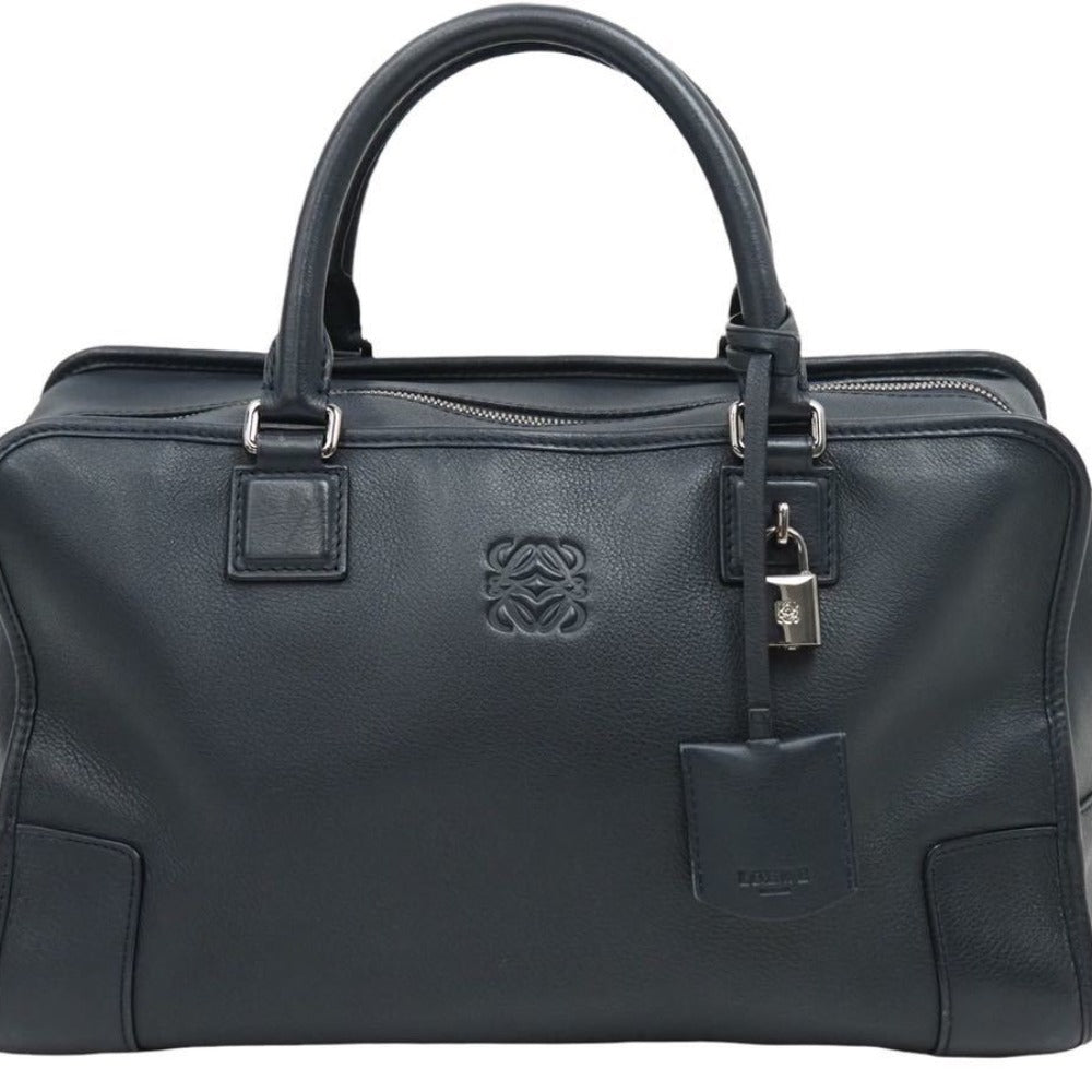 LOEWE ロエベ ハンドバッグ アマソナ36 ネイビー シルバー金具 レディース 中古 N39705 正規品 – Casanova Vintage