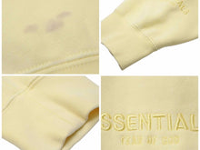 画像をギャラリービューアに読み込む, ESSENTIALS FEAR OF GOD Pullover Hoodie エッセンシャルズ パーカー プルオーバー YELLOW イエロー サイズXL メンズ 中古 40209