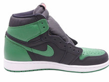 画像をギャラリービューアに読み込む, NIKE ナイキ AIR JORDAN 1 RETRO HIGH OG "BLACK/PINEGREEN" ブラック グリーン 27.5cm 555088-030 メンズ 良好 40528