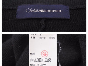 John UNDERCOVER ジョンアンダーカバー オーバーサイズスウェットTシャツ センターハギタチキリ BIG SWEAT GOD BOY 中古 40628