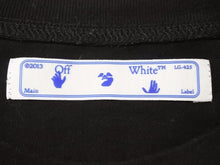Load image into Gallery viewer, OFF-WHITE オフホワイト 刺繍 ロゴＴシャツ 20AW 半袖シャツ トップス ブラック OMAA027E20JER001 サイズXL 美品 40649