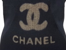 Load image into Gallery viewer, CHANEL シャネル 半袖Ｔシャツ P40676K02966 ココマーク リブ ブラック コットン シルク サイズ42 美品 40910