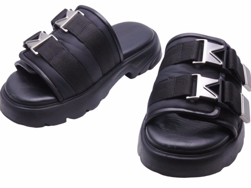 【新品】BOTTEGA VENETA フラッシュ サンダル　40 BOTTEGA VENETA(ボッテガヴェネタ) FLASH SANDAL ダブルバックル
