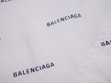 画像をギャラリービューアに読み込む, BALENCIAGA バレンシアガ 半袖シャツ トップス ロゴプリント ホワイトｘブラック 534332 サイズ41 メンズ 良好 40946