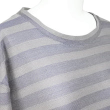 画像をギャラリービューアに読み込む, GIORGIO ARMANI ジョルジオアルマーニ 半袖Tシャツ ニット ボーダー 3HSM52SJDHZ サイズ56 メンズ 40966