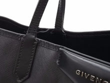 Load image into Gallery viewer, GIVENCHY ジバンシー ロットワイラー トートバッグ アンティゴナ ドッグ ポーチ付き PVCレザー 3CO162 ブラック メンズ 中古 41020