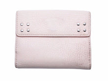 Load image into Gallery viewer, CELINE セリーヌ 二つ折り財布 コンパクト ウォレット 折り畳み財布 カーフスキン ピンク 中古 41041