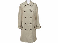 Burberrys Burberry Coat Trench Coat Jacket Vintage Nova Check Cotton Beige Size L Used 41156