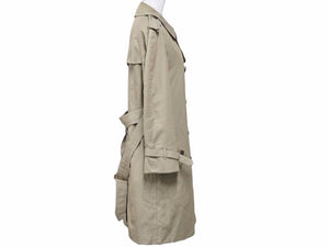 Burberrys Burberry Coat Trench Coat Jacket Vintage Nova Check Cotton Beige Size L Used 41156