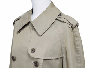 Burberrys Burberry Coat Trench Coat Jacket Vintage Nova Check Cotton Beige Size L Used 41156