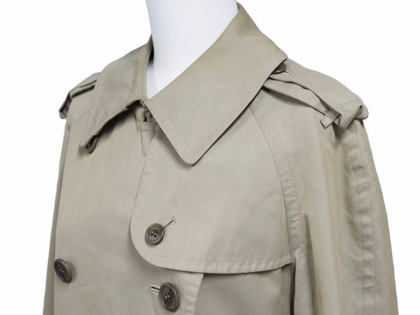 Burberrys Burberry Coat Trench Coat Jacket Vintage Nova Check Cotton Beige Size L Used 41156