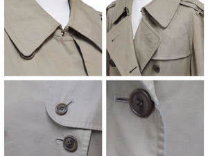 Burberrys Burberry Coat Trench Coat Jacket Vintage Nova Check Cotton Beige Size L Used 41156