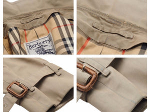 Burberrys Burberry Coat Trench Coat Jacket Vintage Nova Check Cotton Beige Size L Used 41156