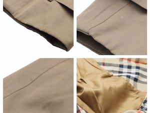 Burberrys Burberry Coat Trench Coat Jacket Vintage Nova Check Cotton Beige Size L Used 41156